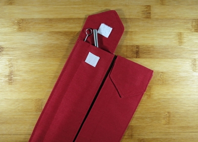 Bright Red StrawPocket